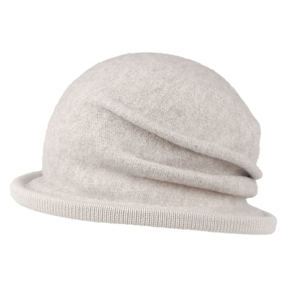 Sombrero Cloche de lana de Seeberger - Arena
