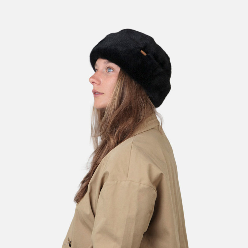 Sombrero de invierno Cherrybush de piel sintética de Barts - Negro