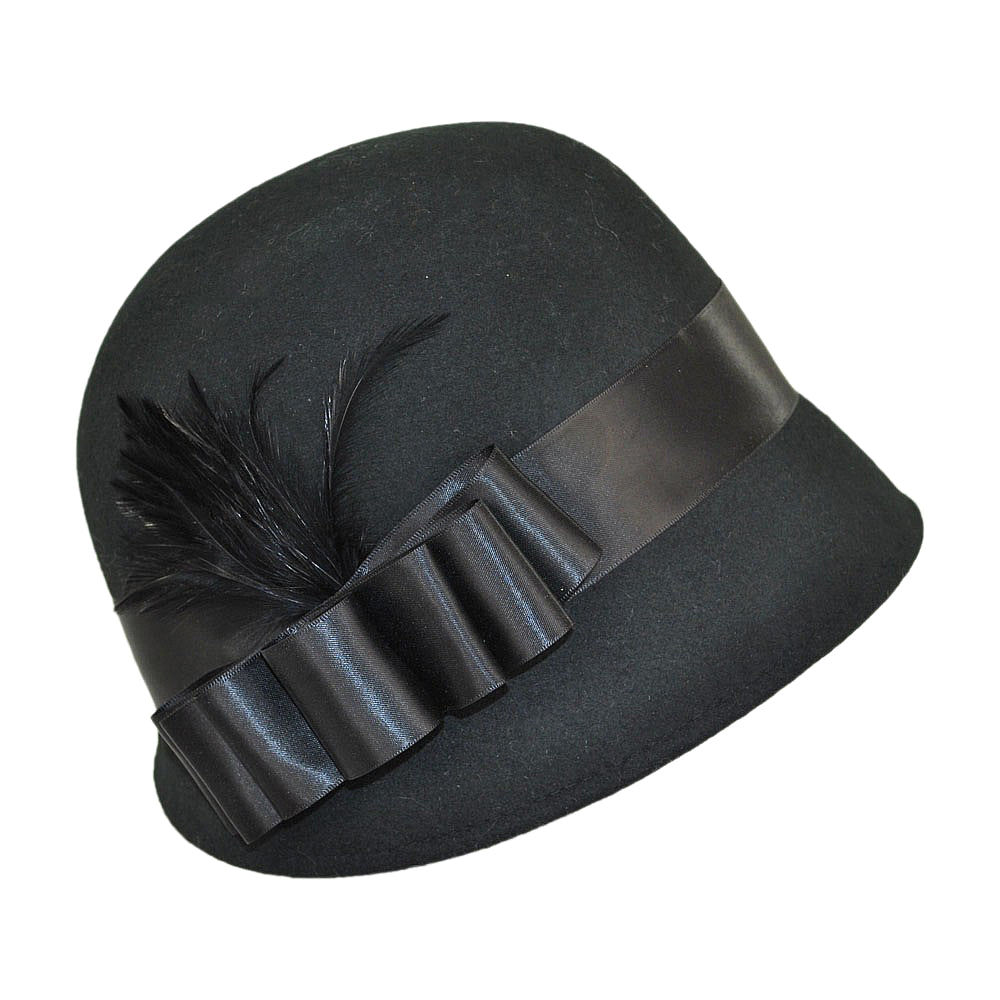 Sombrero Cloche Chloe de Sur la tête - Negro
