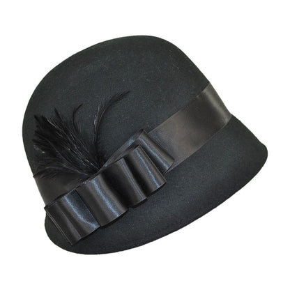 Sombrero Cloche Chloe de Sur la tête - Negro