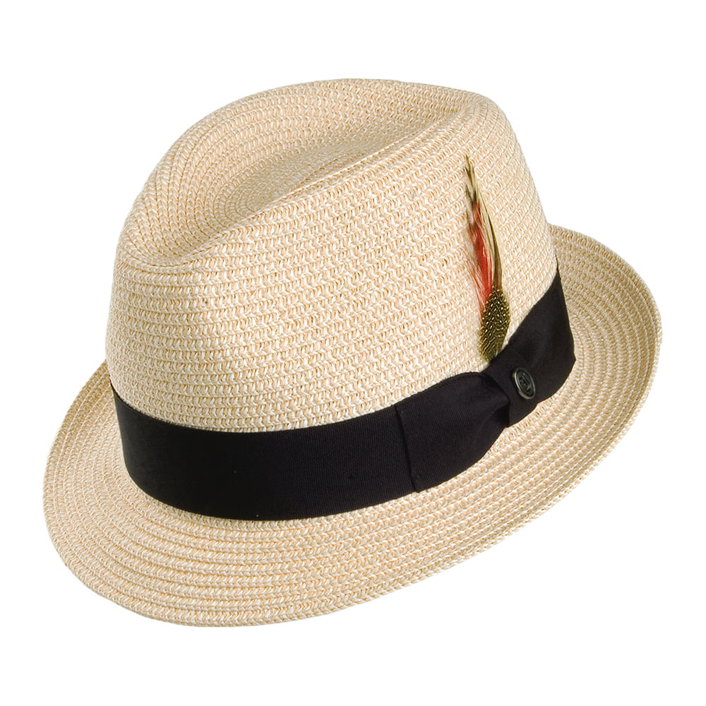 Sombrero Trilby de paja toyo de Jaxon & James - Natural