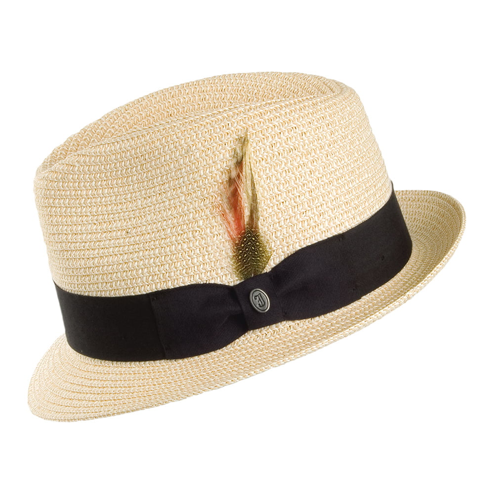Sombrero Trilby de paja toyo de Jaxon & James - Natural