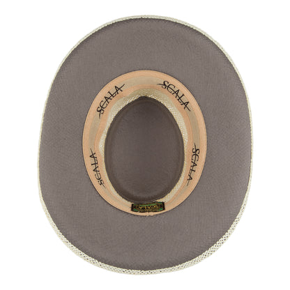 Sombrero Gambler Golf de paja de Scala - Natural
