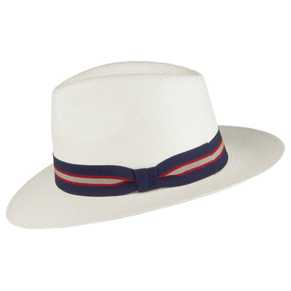 Sombrero Fedora Panamá Regimental de Failsworth - Blanqueado