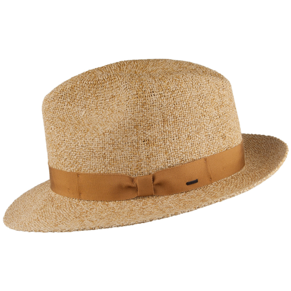 Sombrero Fedora Lerman de paja Lite de Bailey - Beige Arena