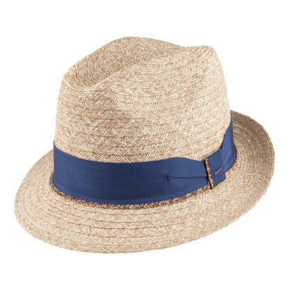 Sombrero Trilby Romeo de rafia de Bailey - Natural