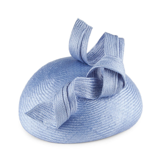 Sombrero Pillbox mujeres Duchess Of Cambridge de paja de Whiteley - Azul
