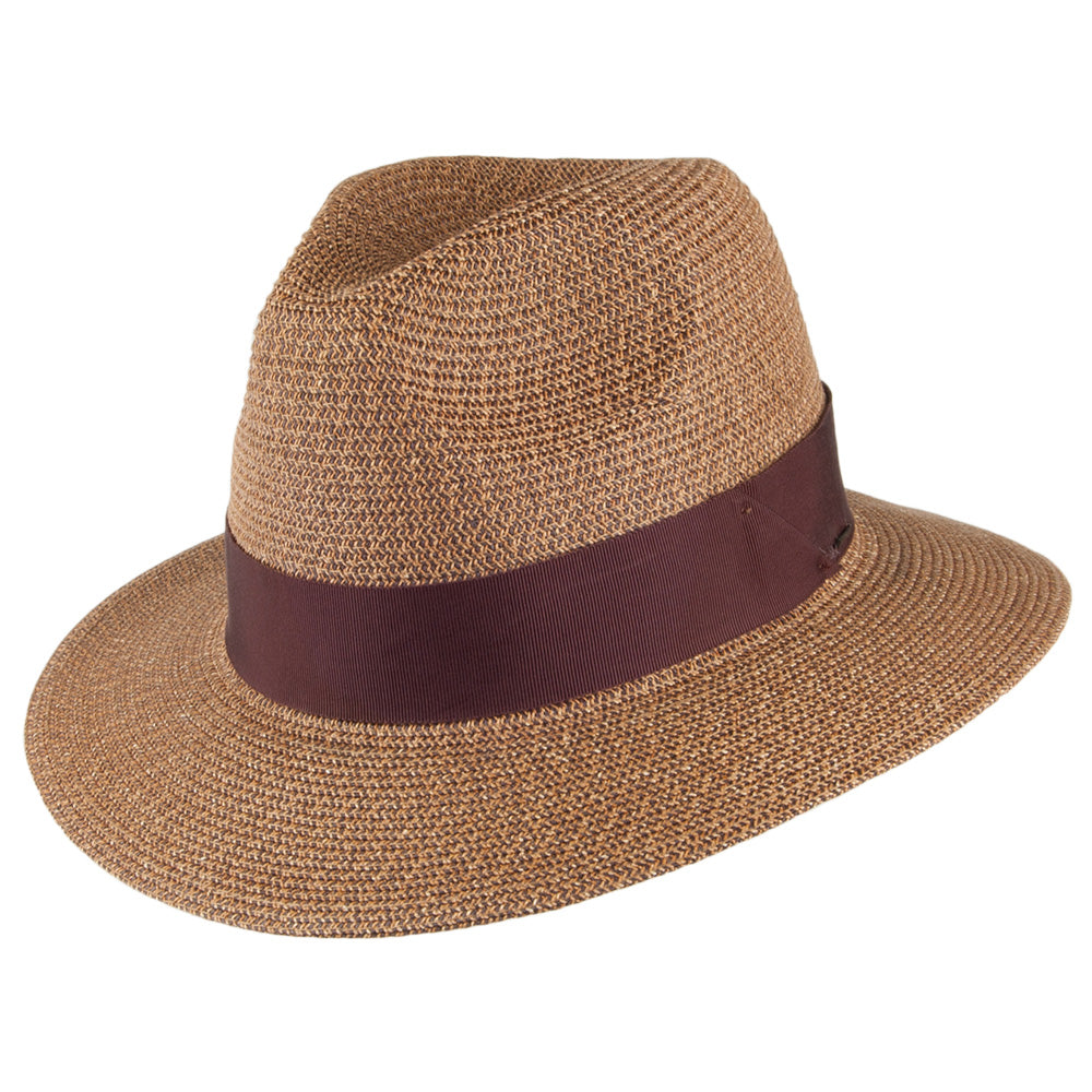 Sombrero Fedora Mullan de paja Toyo de Bailey - Cobrizo