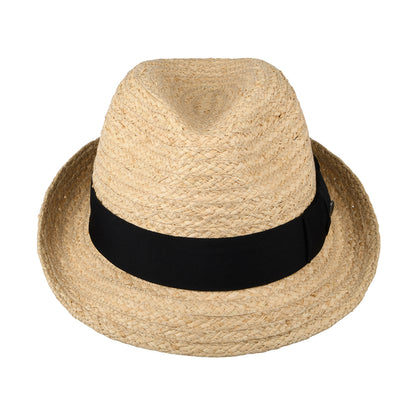 Sombrero Trilby Saybrook de rafia de Jaxon & James - Natural