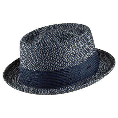 Sombrero Pork Pie Telemannes de Bailey - Azul Marino-Multi