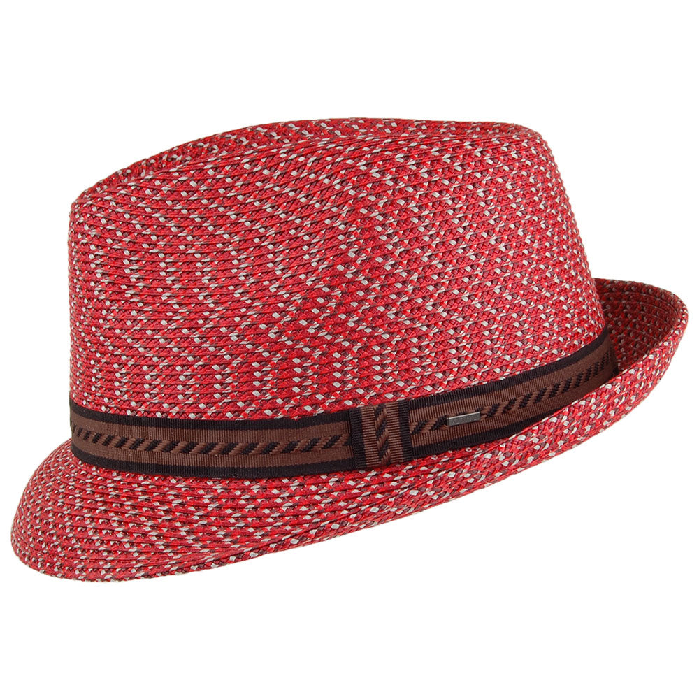 Sombrero Trilby Mannes de Bailey - Rojo-Multi