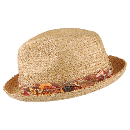 Sombrero Trilby Pelican de paja de Stetson - Natural