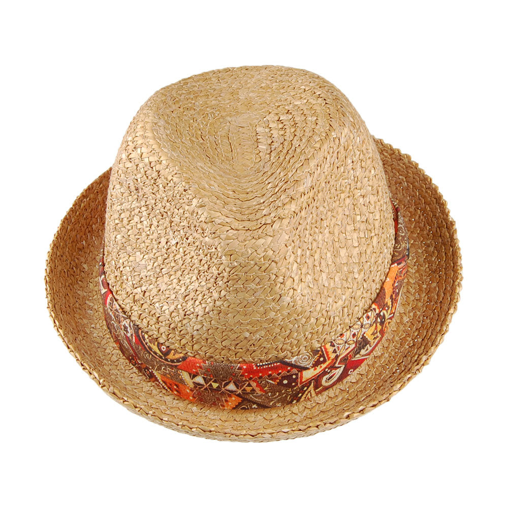 Sombrero Trilby Pelican de paja de Stetson - Natural
