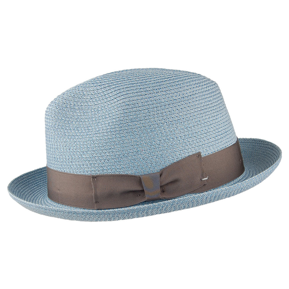 Sombrero Trilby Boss de Signes - Azul Ahumado