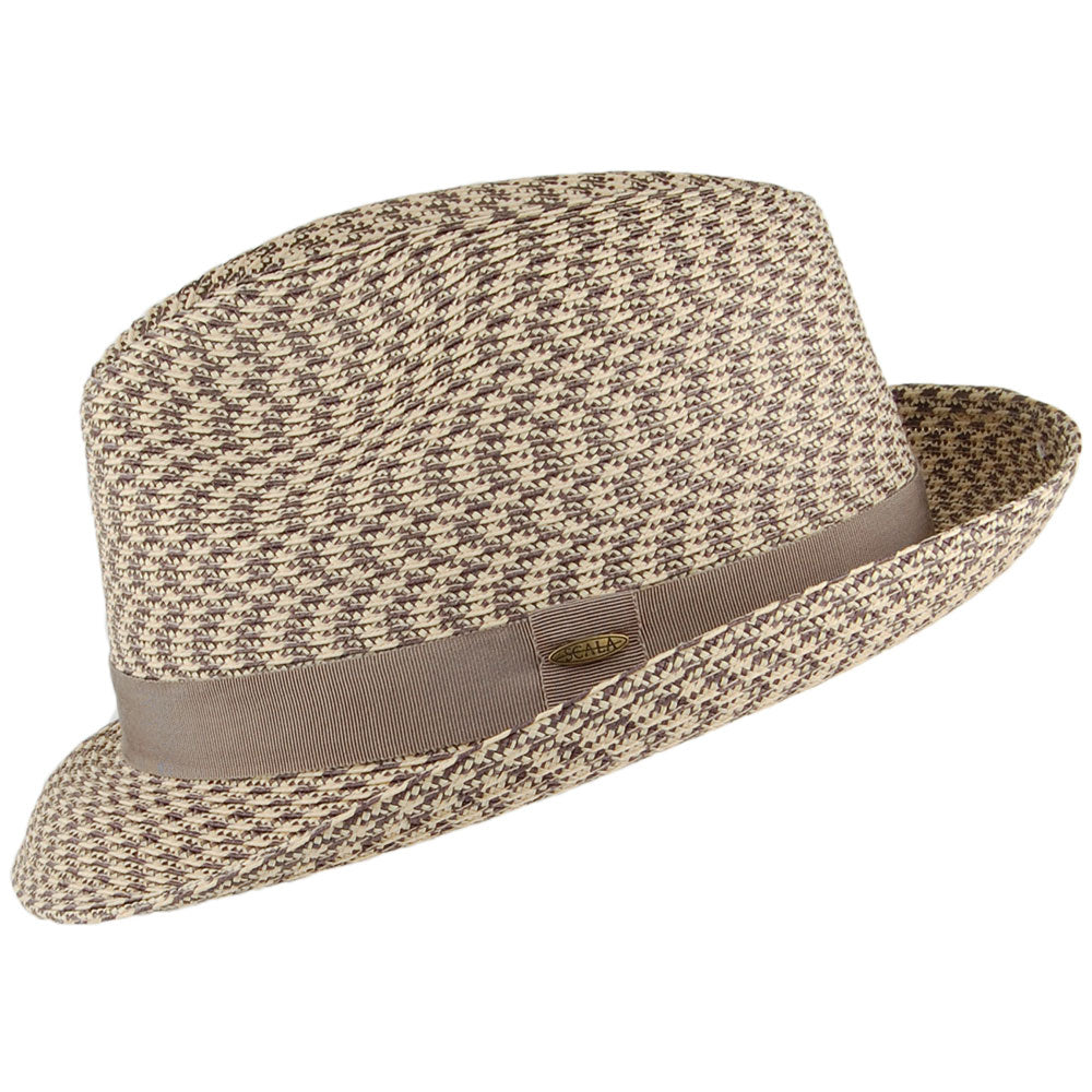 Sombrero Trilby Depoe de Scala - Marrón