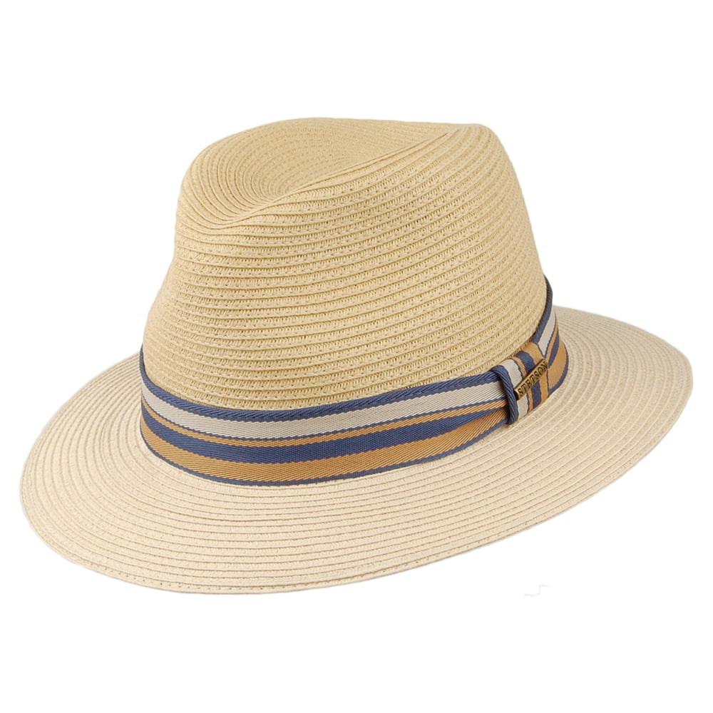 Sombrero Fedora Safari Traveller de Stetson - Natural