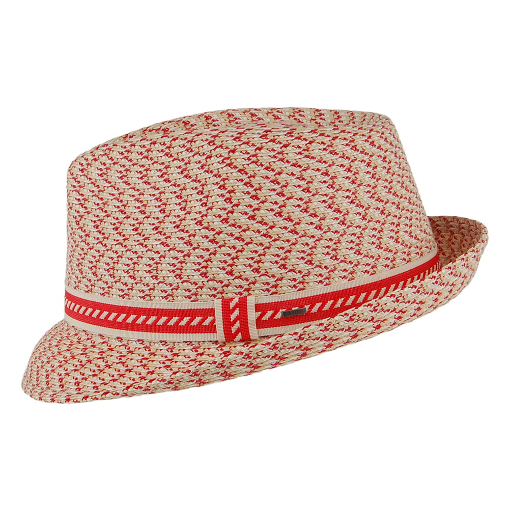 Sombrero Trilby Mannes de Bailey - Rojo-Natural
