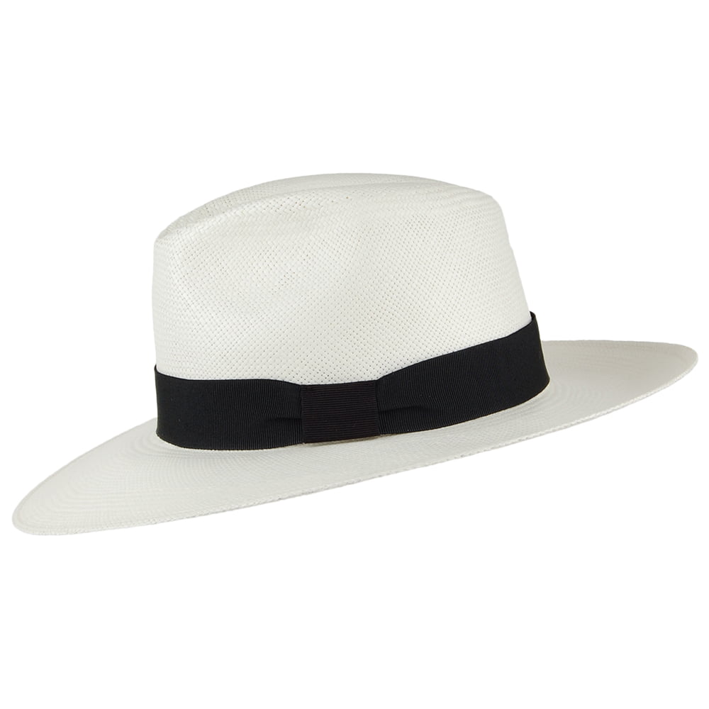Sombrero Panamá Fedora The Author de ala ancha de City Sport - Decolorado