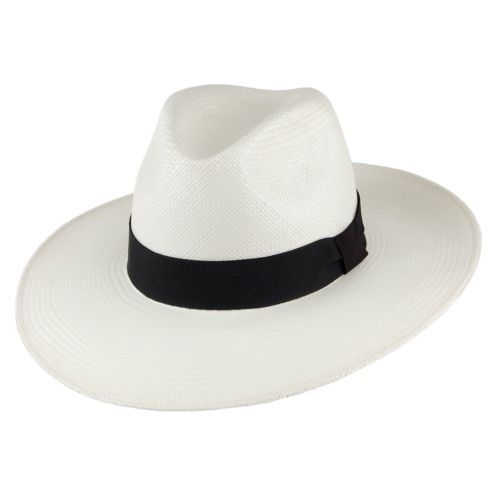 Sombrero Panamá Fedora The Author de ala ancha de City Sport - Decolorado