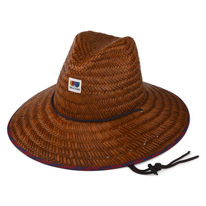 Sombrero de Guardacosta Alton de paja de Brixton - Cobrizo