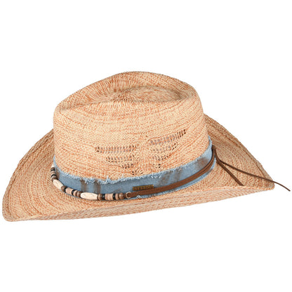 Sombrero Cowboy Tennessee de paja toyo de Stetson - Natural