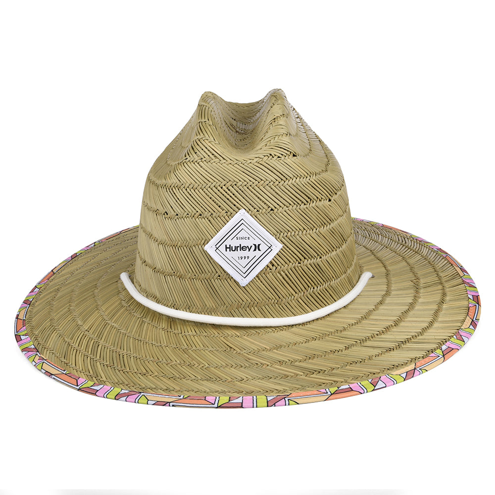 Sombrero de Guardacosta Diamond de paja de Hurley - Natural