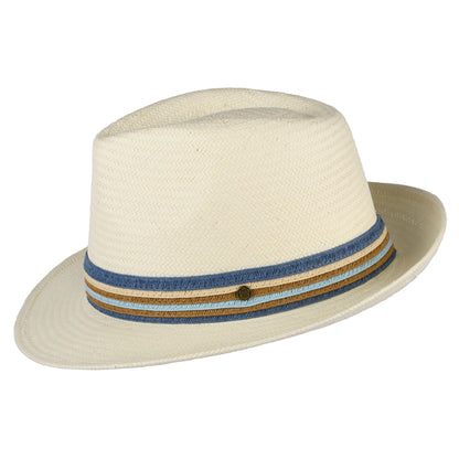 Sombrero Fedora Mónaco de paja toyo de Failsworth - Decolorado