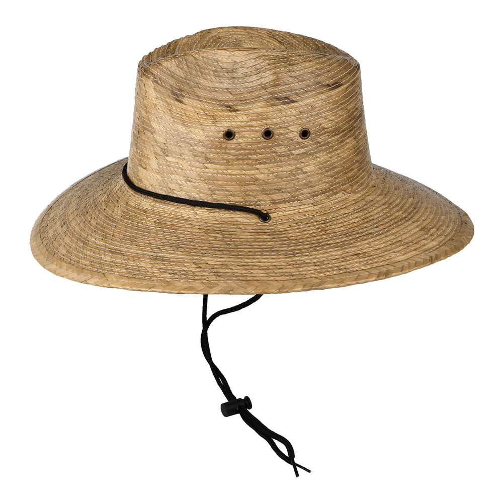 Sombrero de Guardacosta Mt. Momma de Palma trenzada de Dorfman Pacific - Tostado