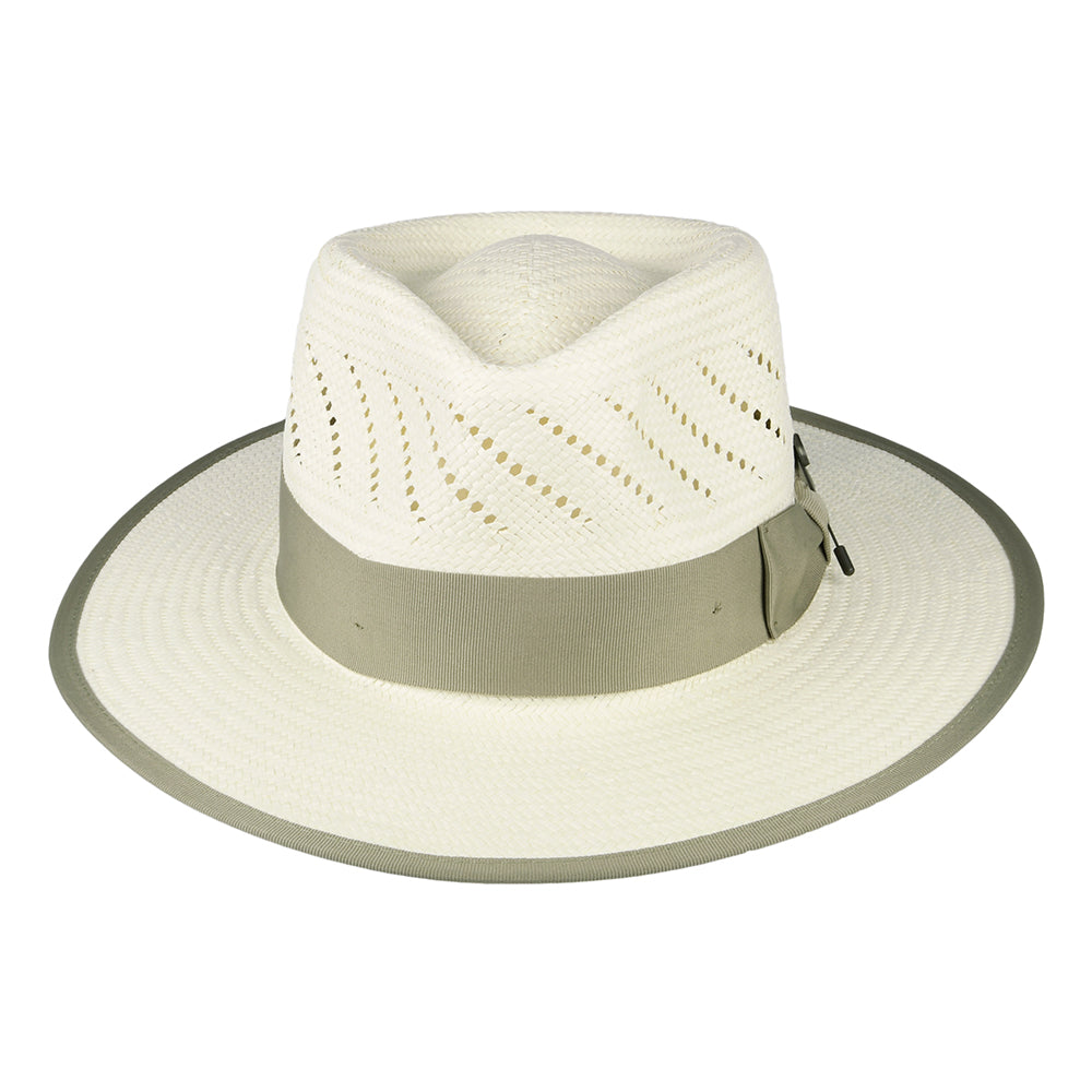 Sombrero Fedora Bandera Reserve de paja de Brixton - Natural