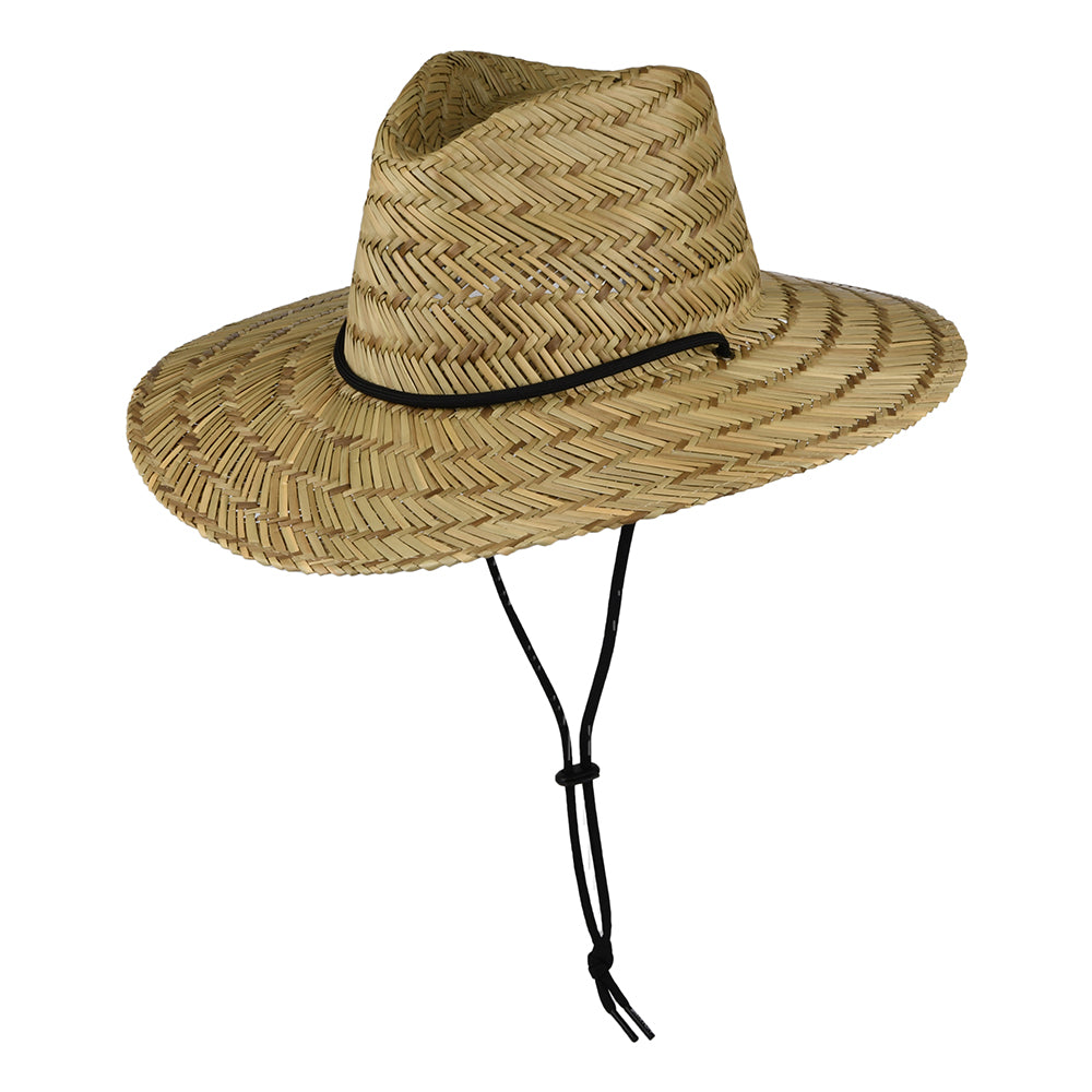 Sombrero de Guardacosta Messer de paja de Brixton - Beige Arena