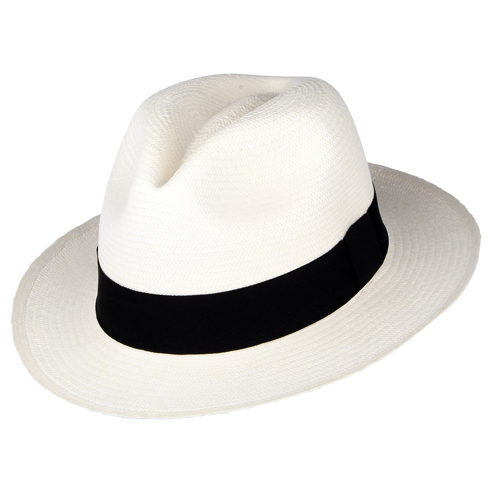 Sombrero Panamá Fedora Clasico de Jaxon & James - Decolorado