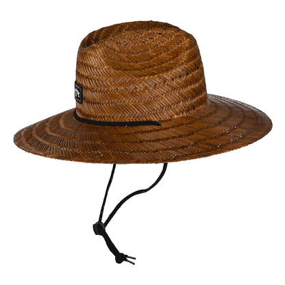 Sombrero de Guardacosta Tides de seagrass straw de Billabong - Marrón