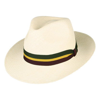 Sombrero Panamá Fedora Regimental de Failsworth - Natural