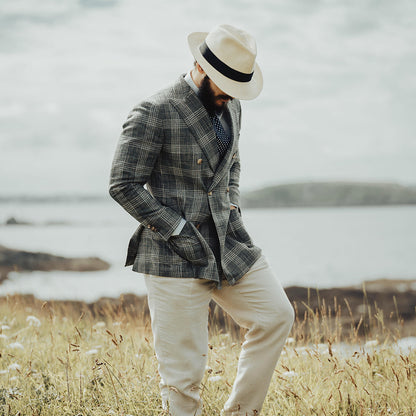 Sombrero Fedora Copa-C de verano de paja de Jaxon & James - Natural