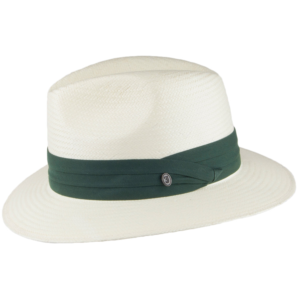 Sombrero Fedora Safari Toyo banda decorativa Oliva de Jaxon & James