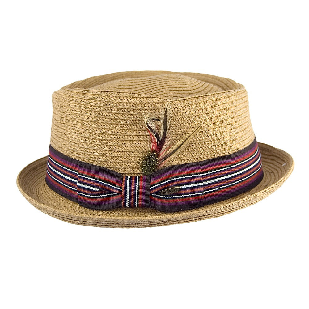 Sombrero Pork Pie Diamond de Scala - Tostado