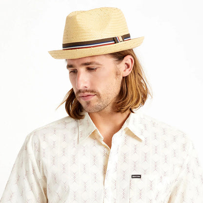 Sombrero Trilby Castor de Brixton - Natural