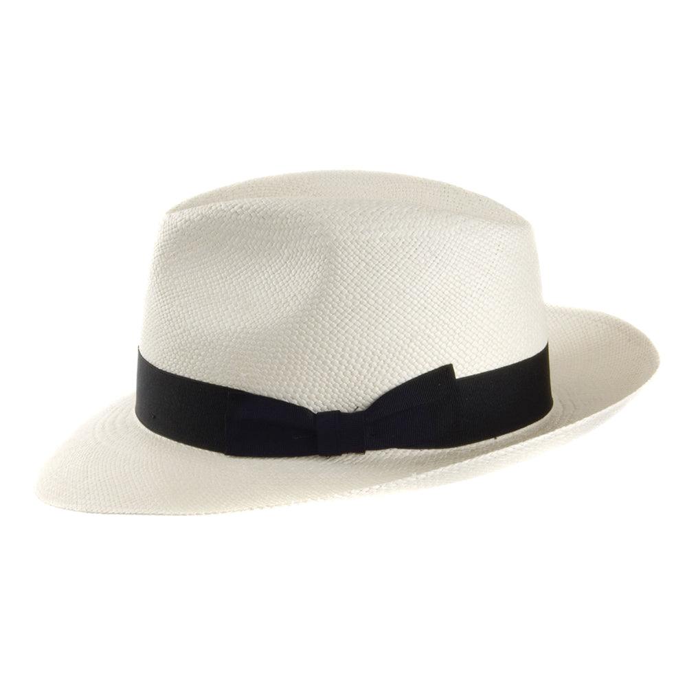 Sombrero Fedora Panamá Valencia de Signes - Blanqueado