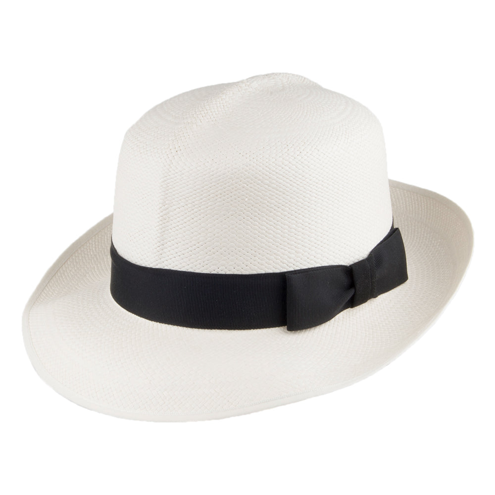 Sombrero Folder Brisa Panamá con cinta decorativa negra de Olney