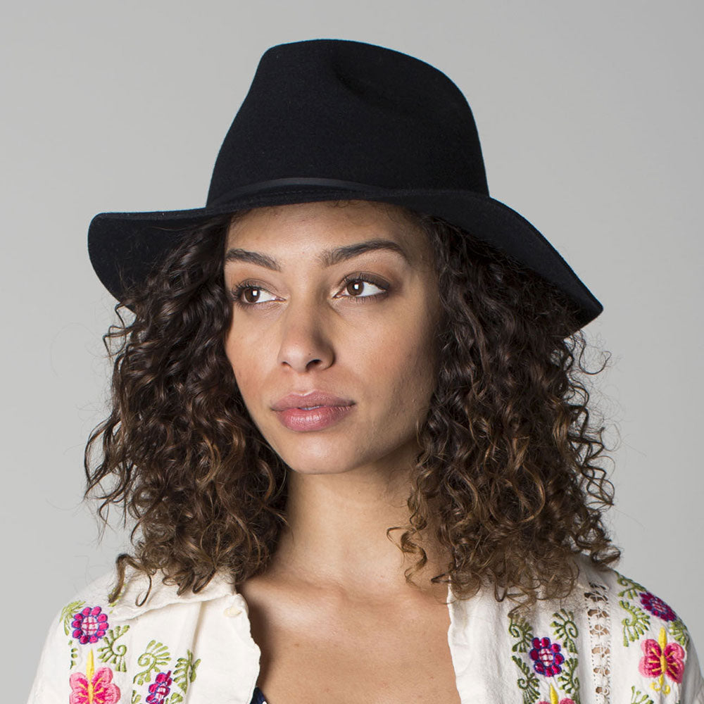 Sombrero Fedora Wesley de Brixton - Negro