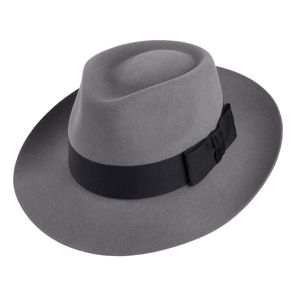 Sombrero Fedora Casablanca de Christys - Gris Claro