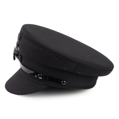 Gorra chófer de Denton - Negro