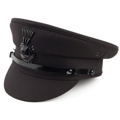 Gorra chófer de Denton - Negro