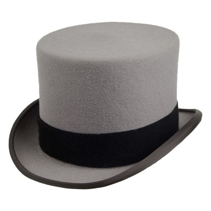 Sombrero Ascot de fieltro de Christys - Gris