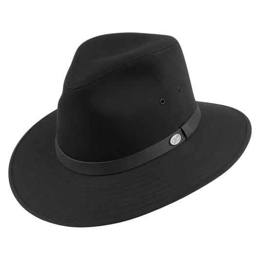 Sombrero Fedora Safari Dalton de Bailey - Negro