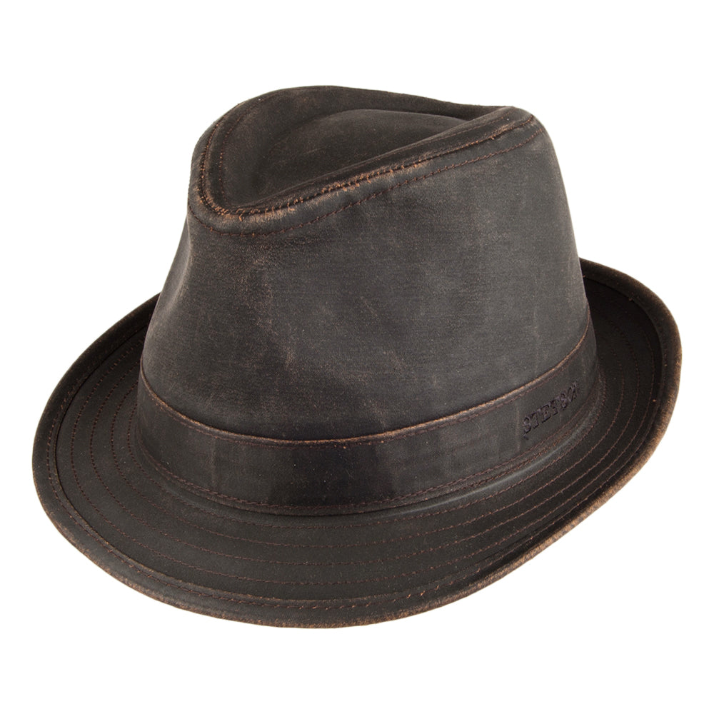 Sombrero Trilby Odessa resistente al agua de Stetson - Marrón