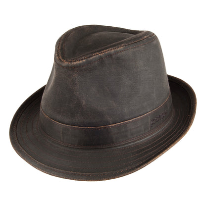 Sombrero Trilby Odessa resistente al agua de Stetson - Marrón