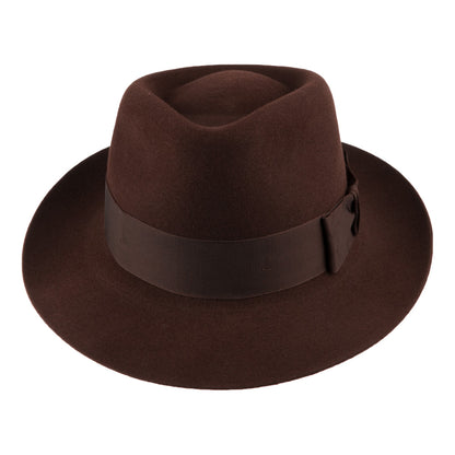 Sombrero Fedora Casablanca de Christys - Marrón