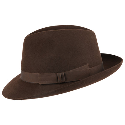 Sombrero Fedora Epsom de Christys - Marrón