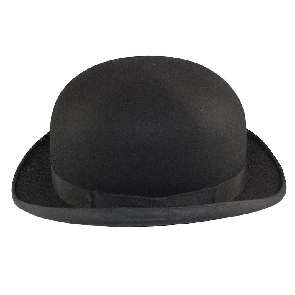 Sombrero bombín de fieltro de piel de Christys - Negro